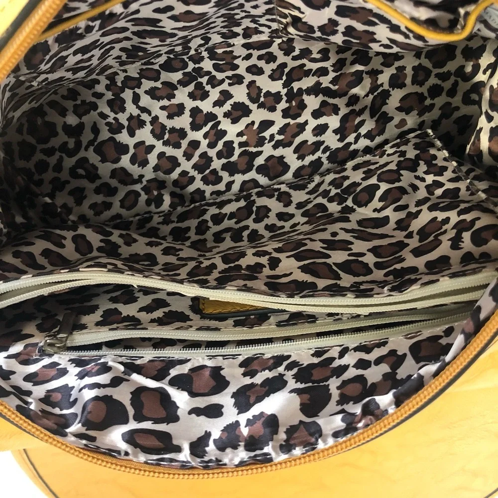 Yellow satchel/crossbody bag